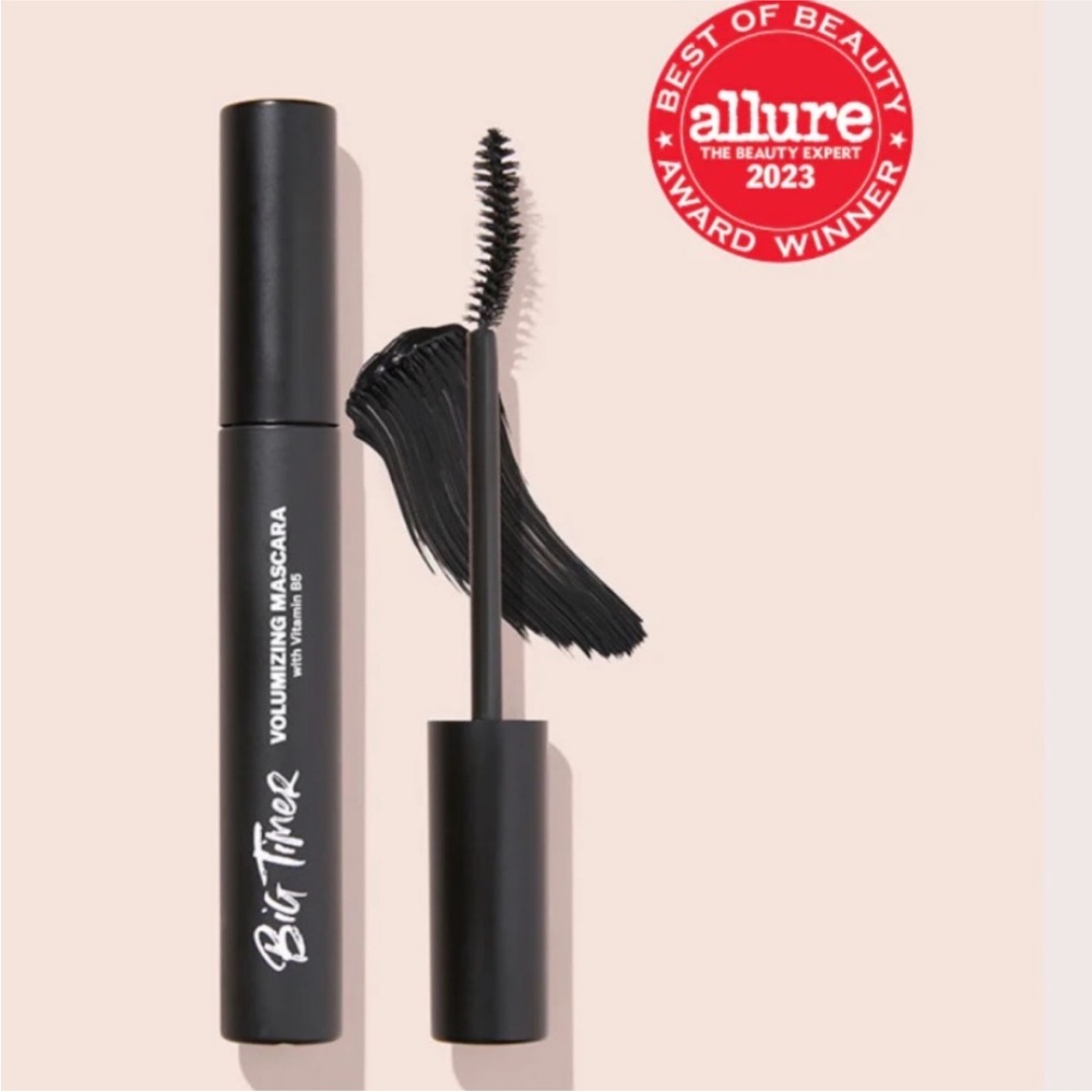 TLB The Lip Bar Big Timer Volumizing Mascara in Black Noir NIB